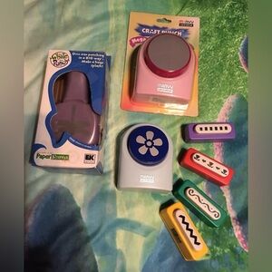 LOT of 7 Craft Punchers Crafty Arts Paper Bundle!